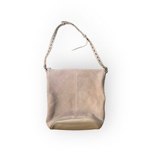 Street Level Blush Light Pink Faux Leather Bucket Bag